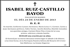 Isabel Ruiz-Castillo Bayod